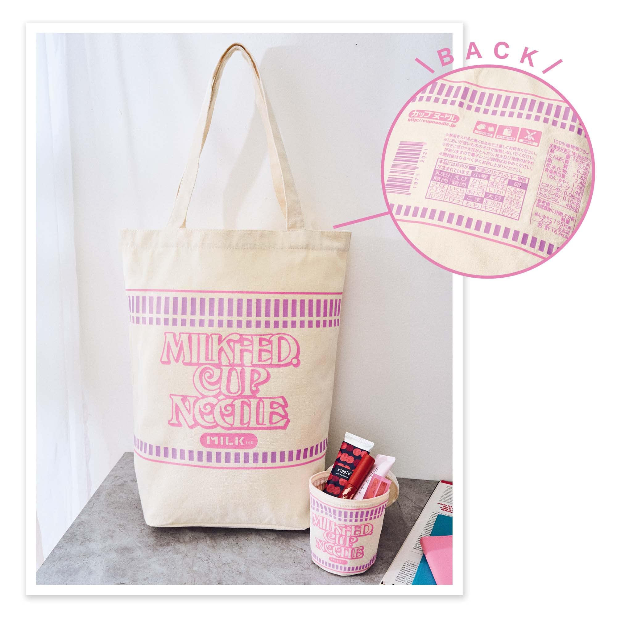 CUP NOODLE×MILKFED.托特包